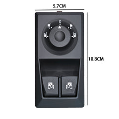 Power Window Switch 7421972423, Compatible with Renault