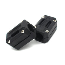 Universal Motorcycle Crash Bar Protection Blocks Engine Guard Slider Bumper Protector 22mm 25mm 28mm Black