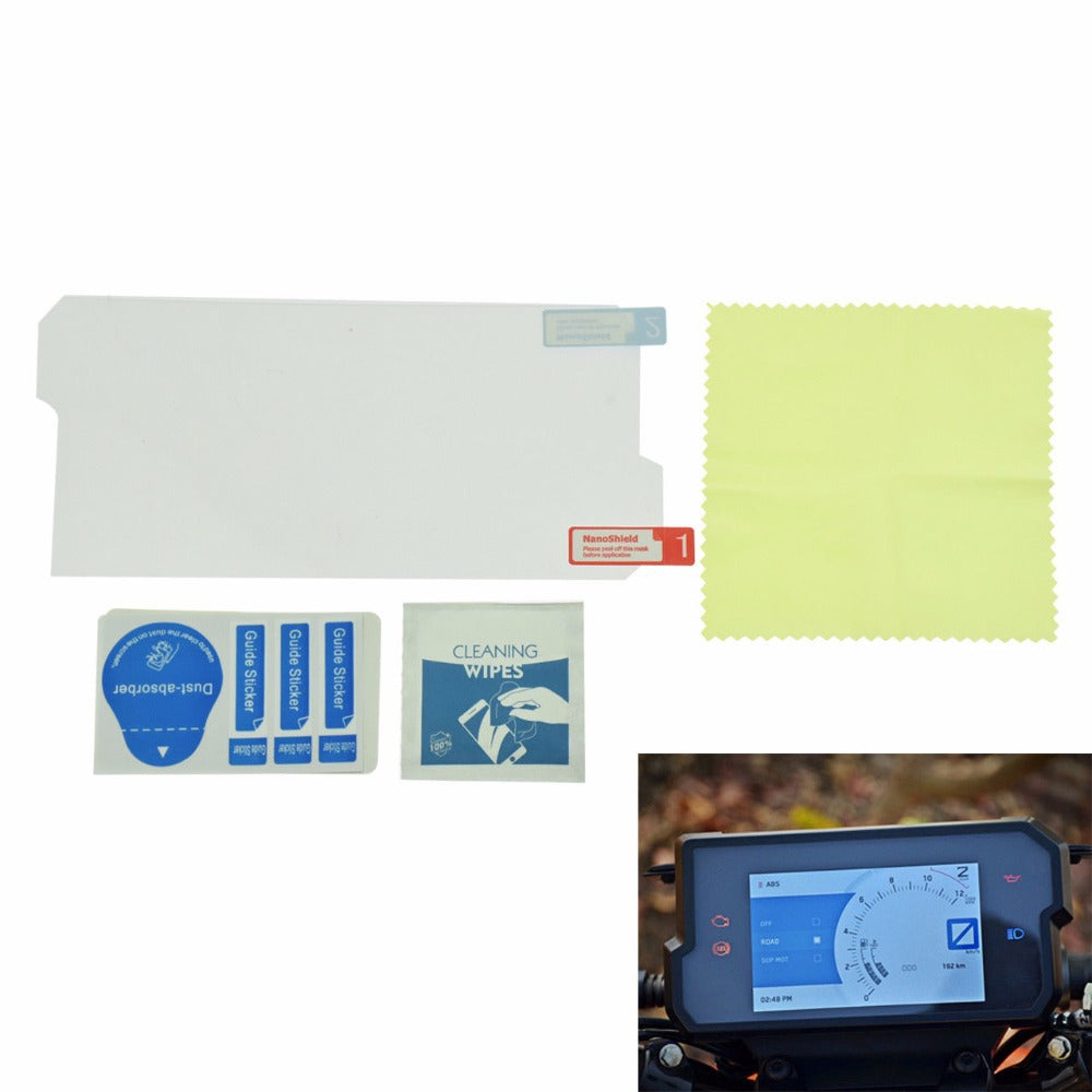Dashboard TPU Screen Protector Compatible with KTM 390/790/890 ADV & Duke 390/125 – Anti-Scratch Clear 2PCS