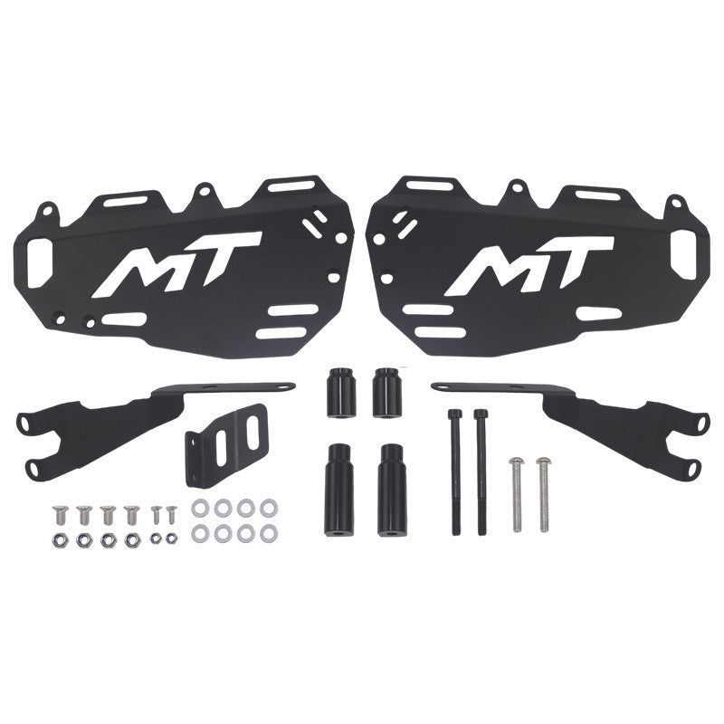 Side Luggage Rack Tactical Panel Compatible with CFMOTO 450MT Aluminum Alloy Pannier Bag Support Bracket