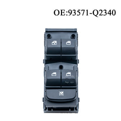 Power Window Switch 93571-Q2340 / Q2340, Compatible with Kia (Left / Driver Side)