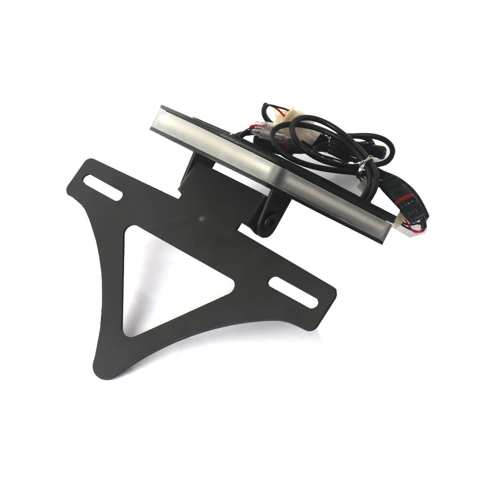 Short Tail License Plate Holder with LED Light Compatible with BMW S1000RR 2020-2025