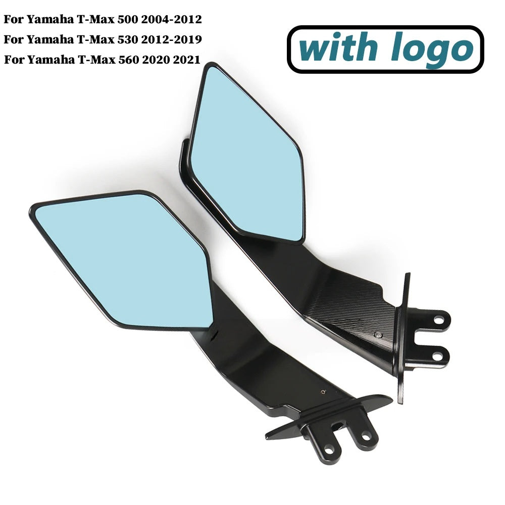 Winglet Rearview Mirrors Compatible with Yamaha TMAX530 2012-2019 TMAX560 2020-2021 2012-2019, 2020-2021