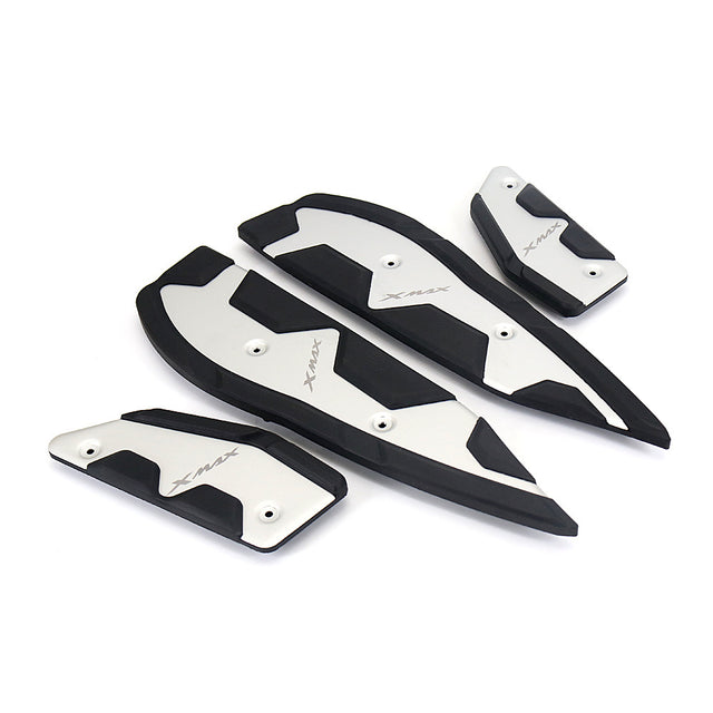 4PCS Non-Slip Floorboard Footrest Mat Pads Compatible with Yamaha X-MAX 125 250 300 400