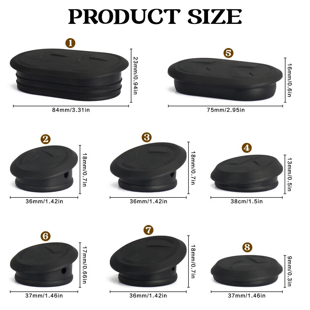 Frame Hole Plug Caps Compatible with Yamaha MT-09 SP 2021-2025