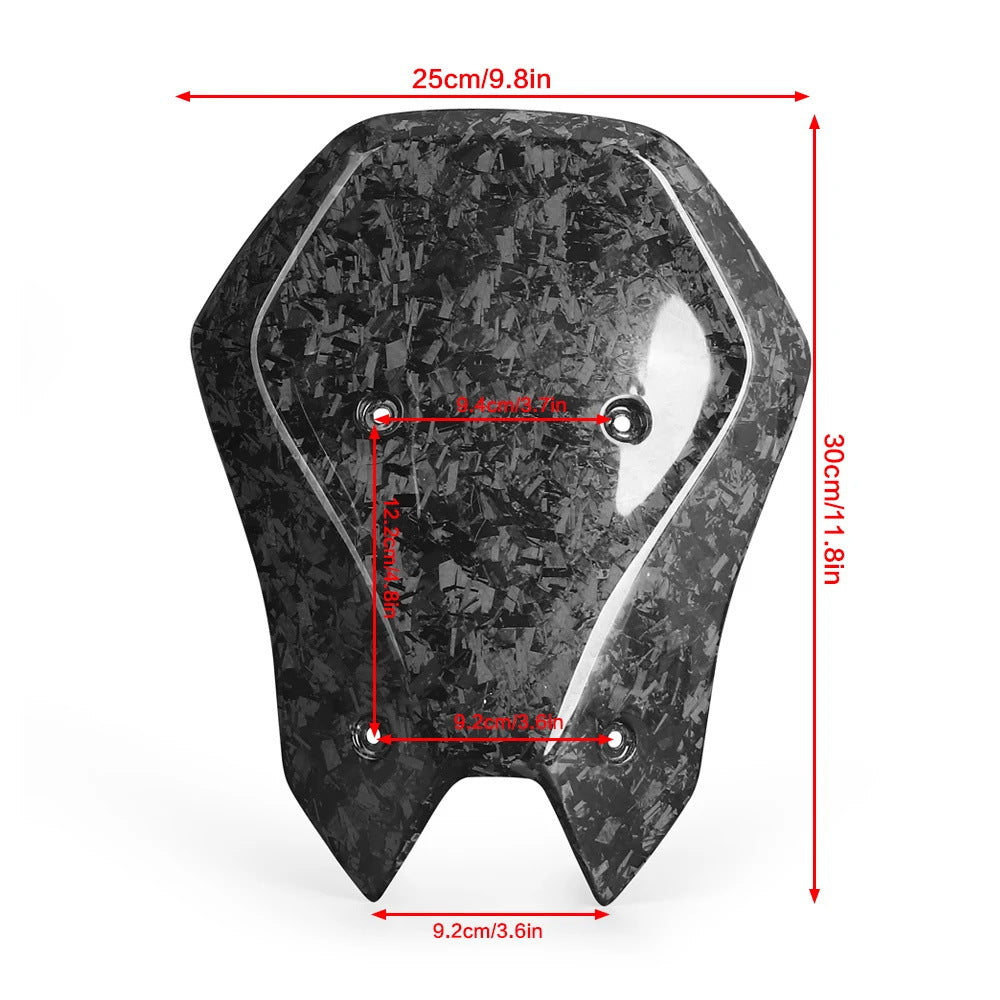 Front Windshield Windscreen Deflector Compatible with Kawasaki Z900 2025