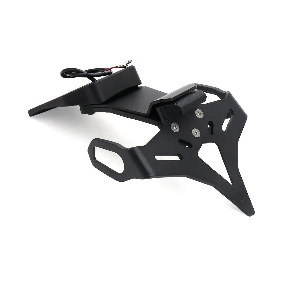 Short Tail License Plate Holder with LED Light Compatible with Kawasaki Z900 2024
