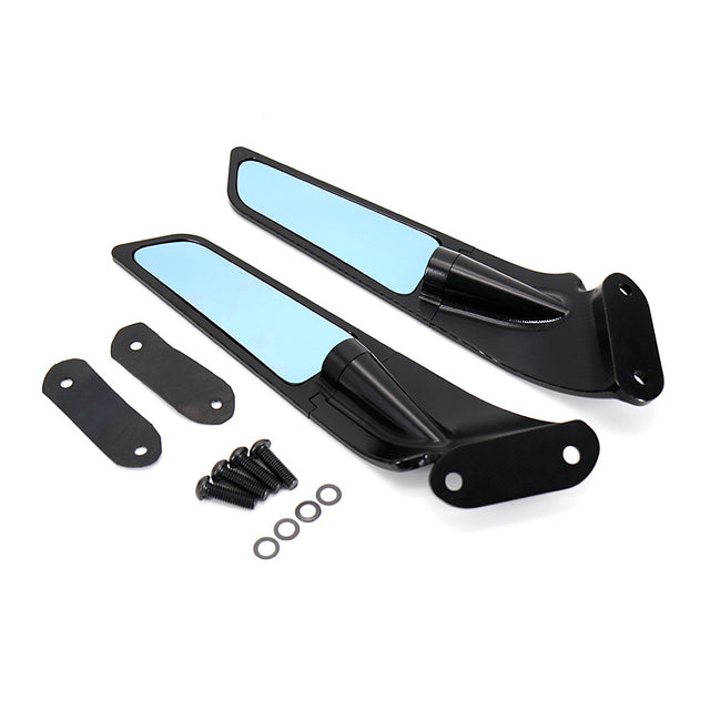 Winglet Rearview Mirrors Compatible with Kawasaki Ninja 400 650