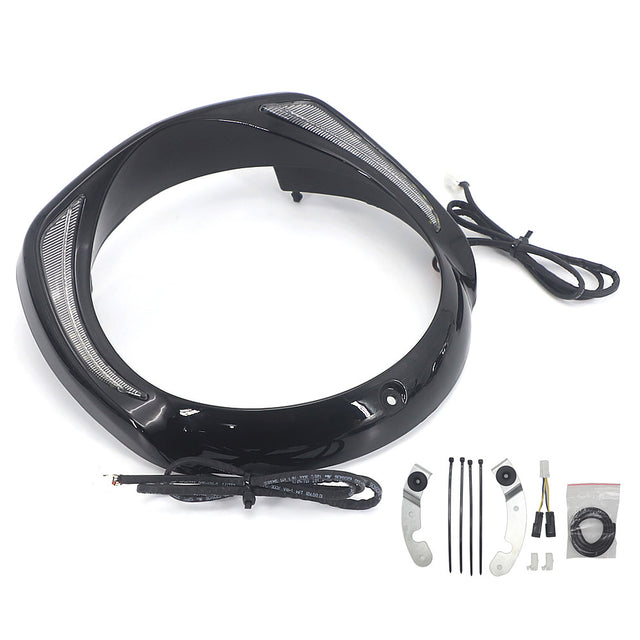 Headlight Guard Cover Compatible with Harley-Davidson Tri-Glide
