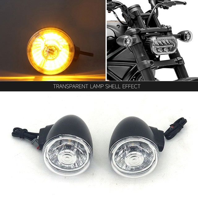 Front Rear LED Turn Signal Lights Compatible with Harley-Davidson Sportster S 1250S