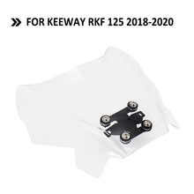 Front Windshield Windscreen Deflector Compatible with Keeway RKF 125 2018-2020 Motorcycle Wind Shield