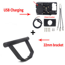 Wireless Charging Phone Navigation Mount Compatible with Honda REBEL CMX500 CMX300