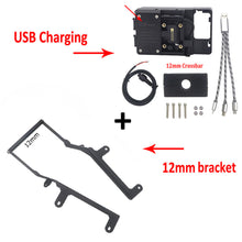 Wireless Charging Phone Navigation Mount Compatible with Honda FORZA 750 12mm/22mm