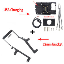 Wireless Charging Phone Navigation Mount Compatible with Honda FORZA 750 12mm/22mm