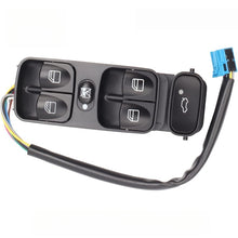 Power Window Switch A2038210679L / A2038210679S, Compatible with Mercedes-Benz (Driver Side)