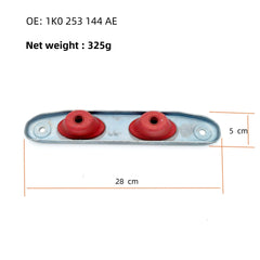 1K0253144AE Silencer Hanger Exhaust Pipe Bracket for Volkswagen, Audi, Skoda - NexuParts