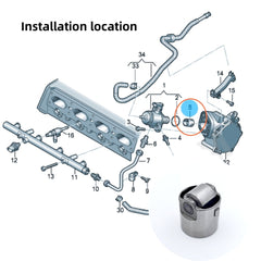 06H109311B High Pressure Fuel Pump Cam Follower for Volkswagen, Audi, Skoda - NexuParts