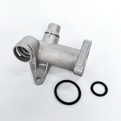 058121132 Aluminum Coolant Flange Connector for Volkswagen, Audi, 20-30 Passat - NexuParts