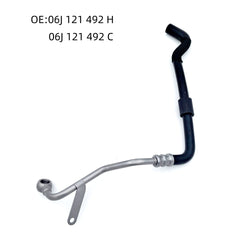 06J121492C Turbocharger Coolant Return Hose for Volkswagen, Audi, Skoda - NexuParts