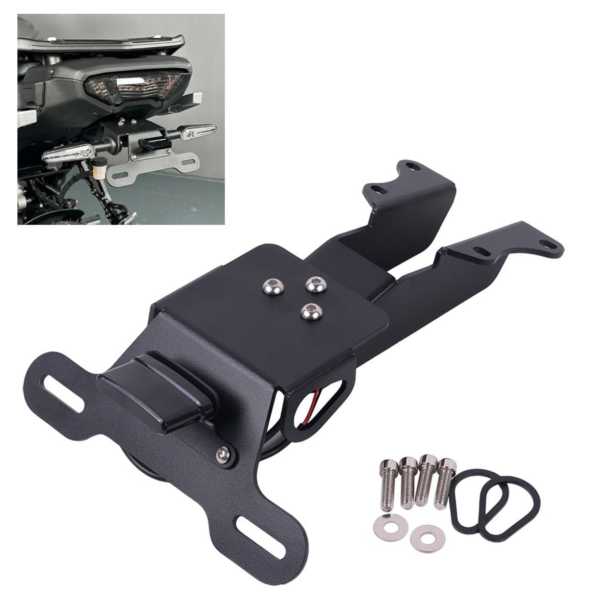 Custom License Plate Bracket for Yamaha TRACER900