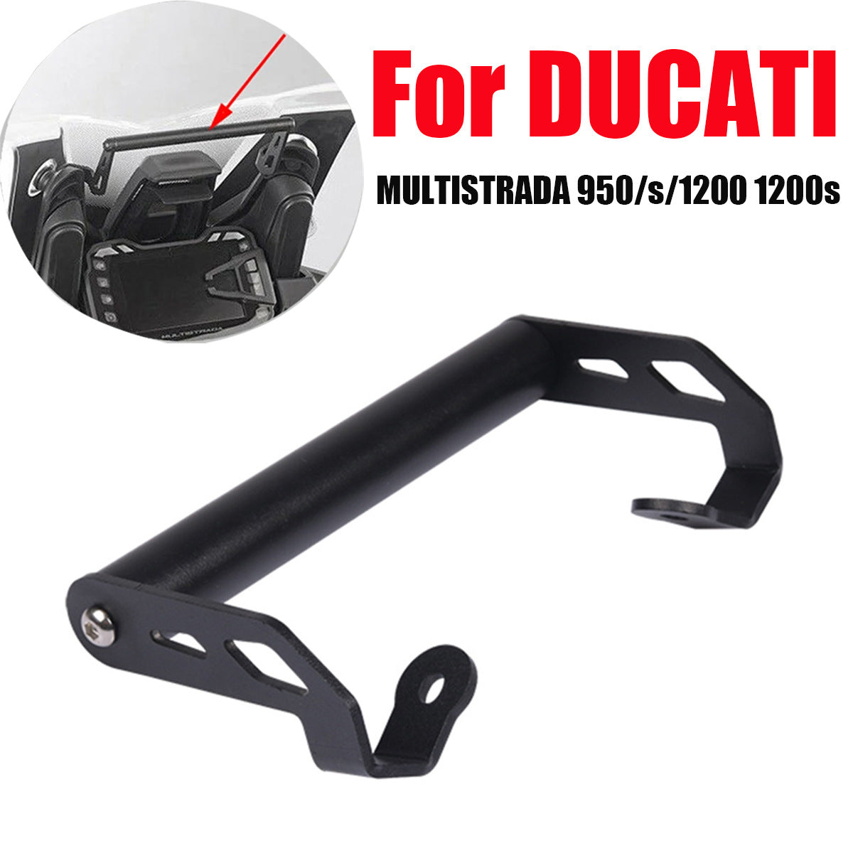 Custom Phone Navigation Mount Bracket for Ducati MTS-950S