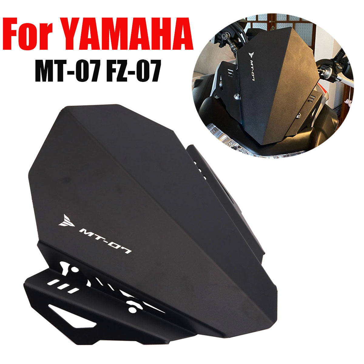 Custom Windshield Windscreen for Yamaha MT07