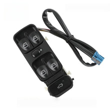 Power Window Switch A2038210679L / A2038210679S, Compatible with Mercedes-Benz (Driver Side)