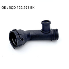 5QD122291BK Water Pipe Connector for Volkswagen, Audi, 0-10 Golf - NexuParts
