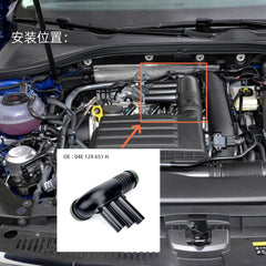 04E129651H Air Intake Duct Hose for Volkswagen, Audi, Skoda Golf - NexuParts