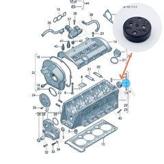 06B103113C Camshaft End Plug Cap for Volkswagen, Audi, Skoda Passat - NexuParts