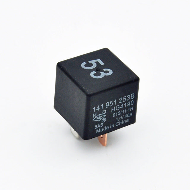 Relay 141951253B, Compatible with Volkswagen / Audi / Skoda models including Golf, Jetta, Passat and More