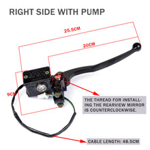 Front Hydraulic Brake Master Cylinder Assembly for Yamaha YBR125 125cc